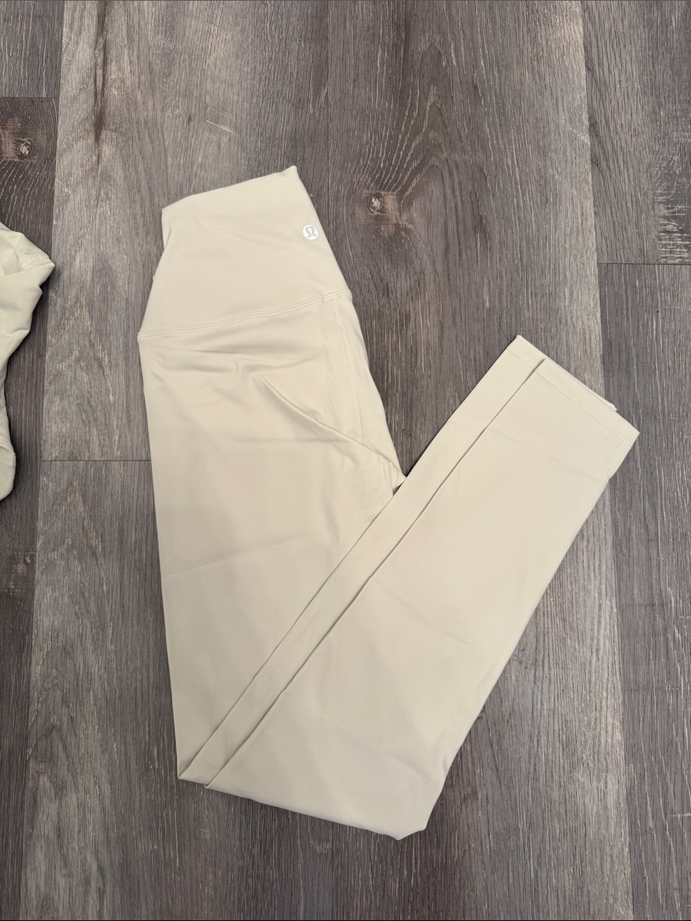 lululemon athletica Cream Zip Jacket & Matching Leggings Set - Picture 3 of 3